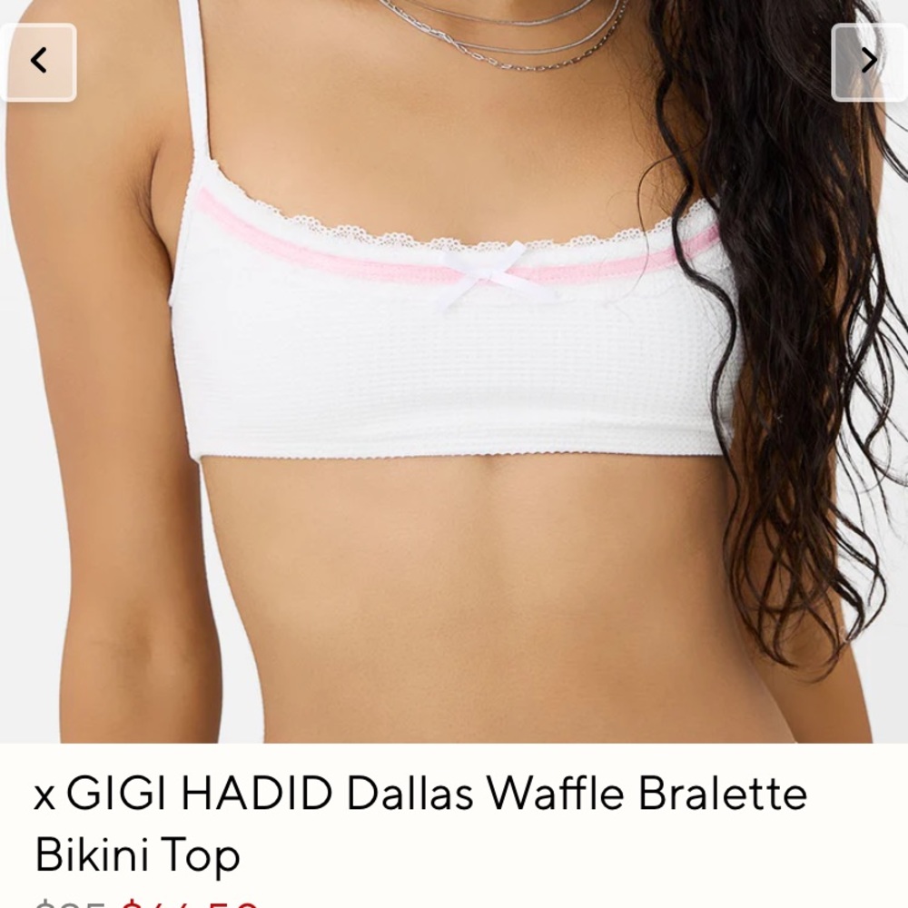 Frankie’s Bikini x Gigi Hadid Katarina waffle top